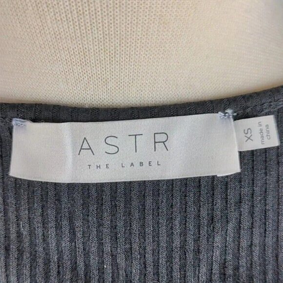 NEW! Astr The Label Womens Bustier Dress Shrug Set Black Ribbed Size XS - Picture 9 of 10